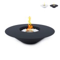 Runder Bioethanol-Designkamin für den Außenbereich 60cm Santorini Aktion