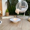 Runder Bioethanol-Designkamin für den Außenbereich 60cm Santorini Angebot