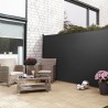 Seitenmarkise Trennwand Raumteiler Sichtschutz 180x300 ausziehbar Windschutz Sichtschutz Hyde XL Modell