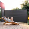 Seitenmarkise Trennwand Raumteiler Sichtschutz 180x300 ausziehbar Windschutz Sichtschutz Hyde XL 