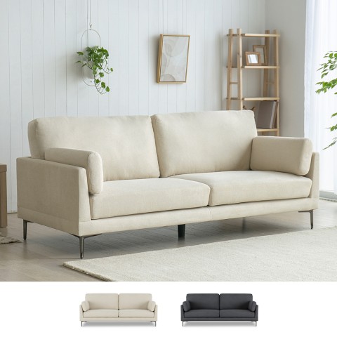 modernes 3-Sitzer Sofa aus Stoff mit Metallfüßen, 200cm für das Wohnzimmer Boray Aktion