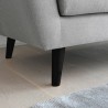 2-Sitzer Sofa nordisches Design elegant modern gepolstert 151cm Ischa Eigenschaften