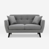 2-Sitzer Sofa nordisches Design elegant modern gepolstert 151cm Ischa Sales