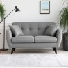 Zweier-Sofa nordisches Design elegant modern gepolstert 151cm Ischa