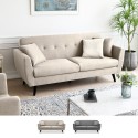 Moderne 3-Sitzer-Sofa für das Wohnzimmer, widerstandsfähig im nordischen Design 191cm Hayem.