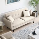 Moderne 3-Sitzer-Sofa für das Wohnzimmer, widerstandsfähig im nordischen Design 191cm Hayem.