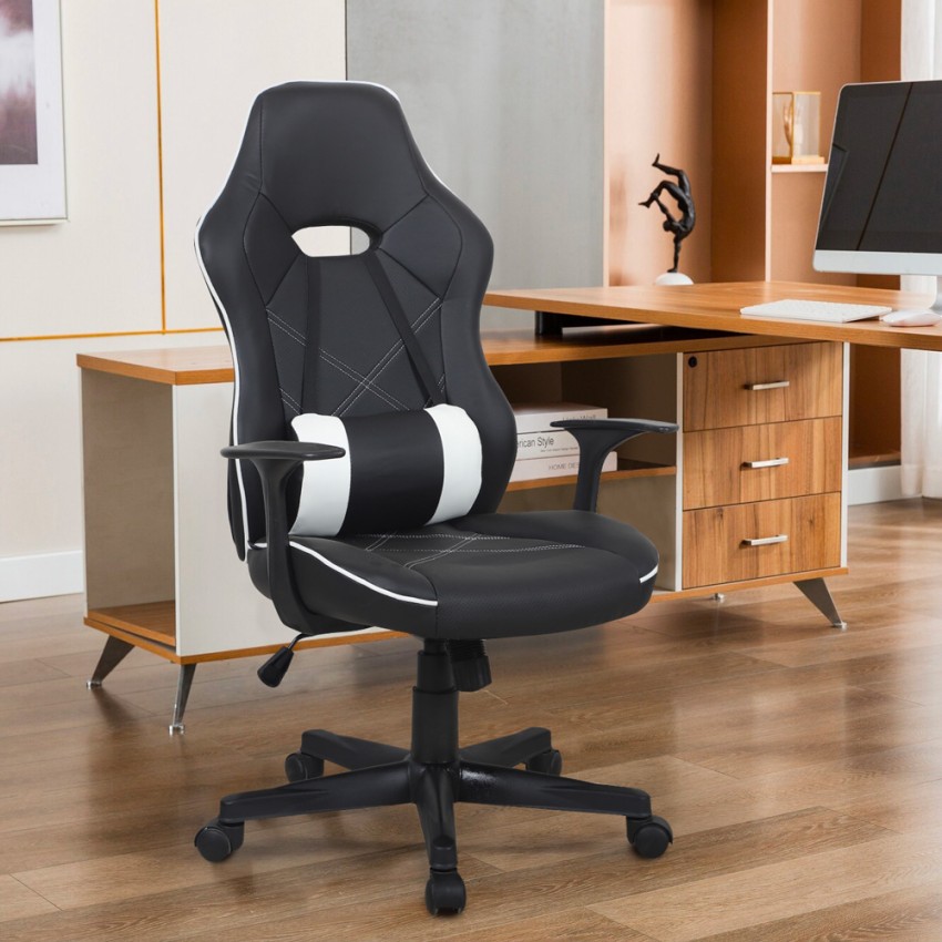 Stuhl Sessel Büro Gaming Ergonomisch Racing Lendenkissen  Estoril