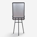 Magnetische Tafel mit Ständer 90x60cm Block Papier Cletus M 