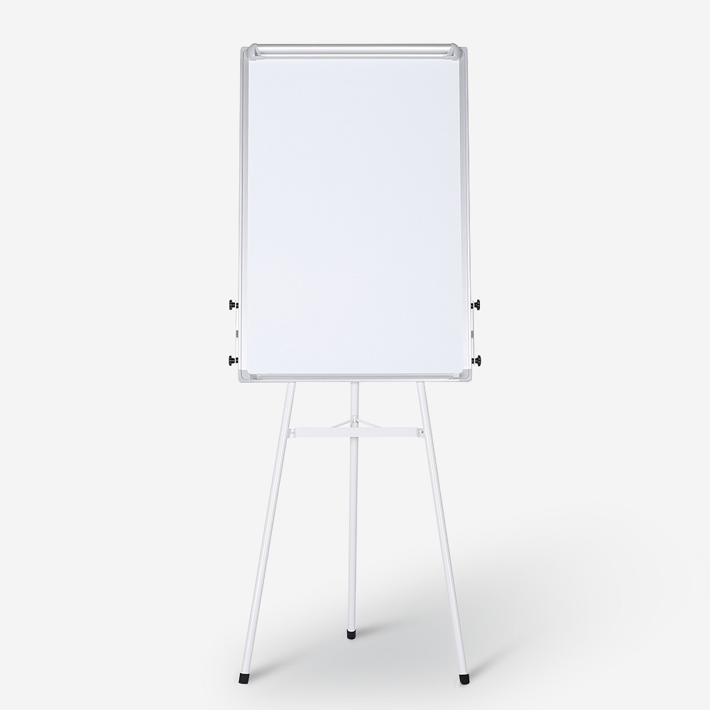 Magnetisches Whiteboard 100x70cm mit Cletus L Blöcken und Staffelei