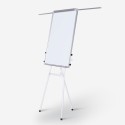 Magnetisches Whiteboard 90x60cm mit Ständer, Block für Blätter und verlängerbaren Stangen von Niels M Angebot