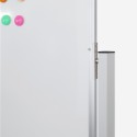 Weiße doppelseitige Magnettafel 120x90cm mit Rollen Albert L Lagerbestand
