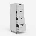 Moderne multifunktionale Kommode mit 4 Schubladen Badezimmer Servez Modell