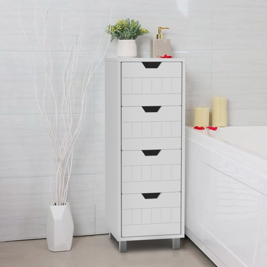Badezimmer Kommode multifunktion 4 Schubladen modern Servez
