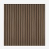 4 x Akustikpaneele aus Holz 240x60cm für Wand Design Dunkles Nussbaum Kover-NS Rabatte