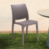 Love Bica Stuhl, Außenbereich für Bar, Restaurant, Garten, stapelbar, aus Polypropylen Lagerbestand