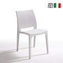 25er Set Love BICA Stapelbare Stühle aus Polypropylen für Bar und Garten Modell