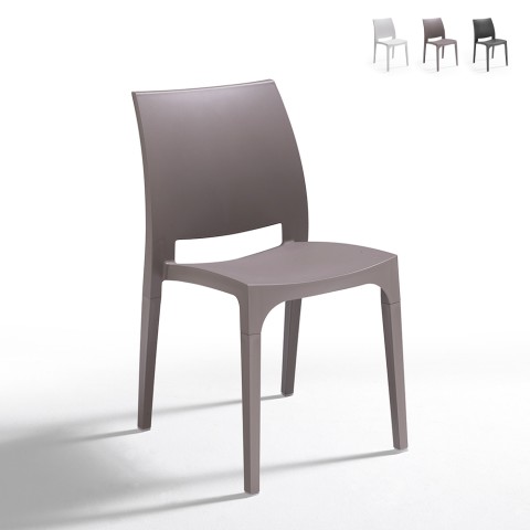 25er Set Love BICA Stapelbare Stühle aus Polypropylen für Bar und Garten Aktion