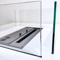 Bioethanol-Kamin für Garten innen/außen quadratisch 70x70cm Panarea Kosten