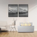 Bioethanol-Kamin für Innen und Außen freistehend 100x40x40cm Caravaggio Sales