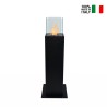 Bioethanol-Standkamin für den Garten, Außenbereich, Säulendesign, Capri 70 Lagerbestand