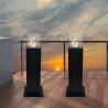 Bioethanol-Standkamin für den Garten, Außenbereich, Säulendesign, Capri 70 Rabatte