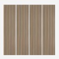 4 x Akustikpaneele aus Holz Nussbaum 240x60cm für Wand Kover-W Aktion