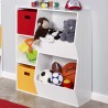 Aufbewahrungsregal Spielzeugregal Organizer für das Kinderzimmer, weiß mit Fächern Lutelle Verkauf