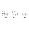 Medizinischer Relaxsessel mit 2 Motoren, Liftfunktion, Zero Gravity Isabel 