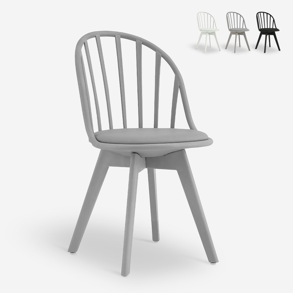 Moderner Stuhl aus Polypropylen für Küche und Esszimmer Molkor