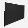 Seitenmarkise Trennwand Raumteiler Sichtschutz 180x300 ausziehbar Windschutz Sichtschutz Hyde XL 