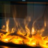 Elektrischer Kaminofen, energiesparend, klassischer Rahmen, Modell Cetona 