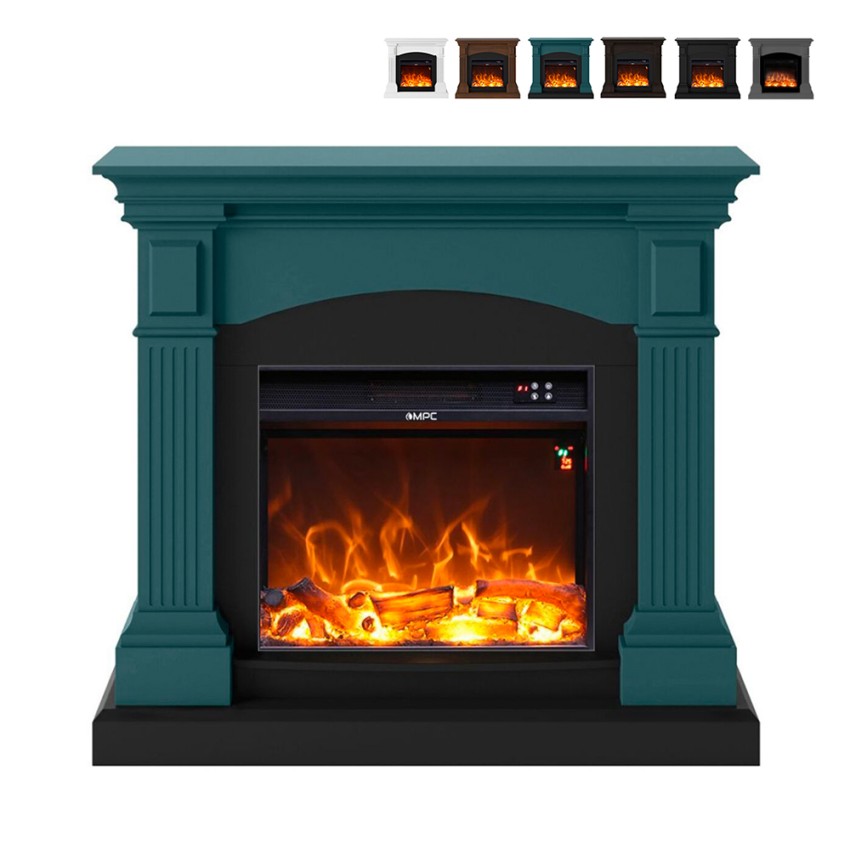 Elektrischer Kaminofen, energiesparend, klassischer Rahmen, Modell Cetona Angebot Elektrischer Kaminofen, energiesparend, klassischer Rahmen, Modell Cetona Angebot