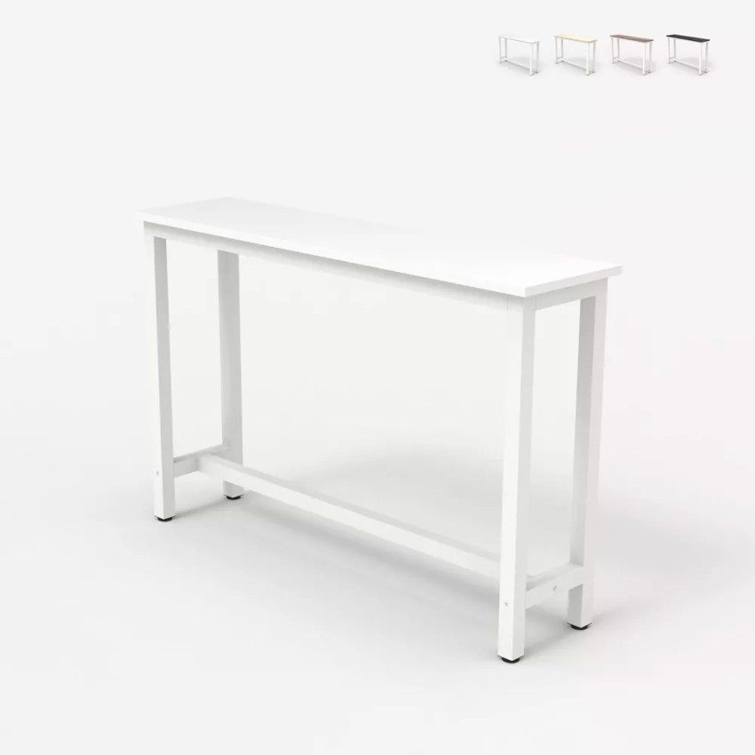 Konsolentisch 120x40cm Schrank Holz Metall weiß Welcome light Kosten