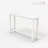 Konsolentisch 120x40cm Schrank Holz Metall weiß Welcome light Kosten