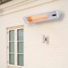 Infrarot-Heizstrahler WiFi Außenbereich Bar Garten Caldo Ira Inox 2000W Sales