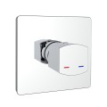Einhebelmischer für Badewanne/Dusche, Unterputz, chrom, Domus Aktion