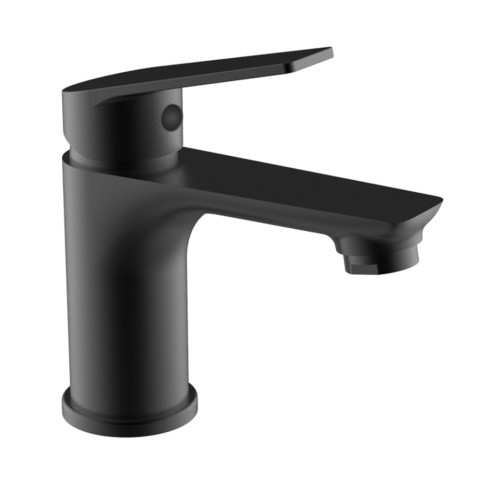 Einhebel-Waschtischarmatur Moderner Wasserhahn Schwarz Matt Kalos Aktion