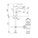 Einhebelmischer Bidetarmatur in Mattschwarz Chrom Prestige Rabatte