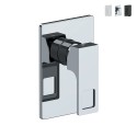 Einhebel-Unterputz-Duschmischer in Weiß Schwarz Chrom Prestige Aktion