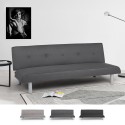 Sofa mit Schlaffunktion 3-Sitzer aus Stoff für Wohnzimmer Larimar XL Katalog