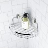Eckablage Dusche Badezimmer Regal aus verchromtem Stahl Compact Verkauf