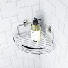 Eckregal Badezimmer Duschablage aus verchromtem Stahl Compact Verkauf