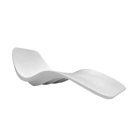 Moderne Sonnenliege für Garten und Pool aus Fiberglas Antares Aktion