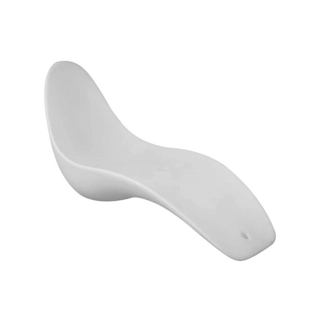 Moderner Liegestuhl Sirio aus weißem Polyethylen für Pool & Garten