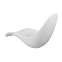 Moderner Liegestuhl Sirio aus weißem Polyethylen für Pool & Garten Sales