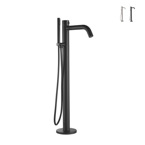 Freistehende Mini-Duschsäule mit Duschkopf und Handbrause Oristano für Badewanne Aktion
