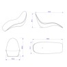 Moderner Liegestuhl Sirio aus weißem Polyethylen für Pool & Garten Katalog