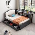 Französisches Doppelbett 120x190 Bettgestell mit Bettkasten Sorik Verkauf