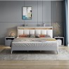Bett 160x200 mit USB Anschluss und LED-Beleuchtung Moderner Stil Courier Lagerbestand
