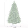 Künstlicher Weihnachtsbaum, 240 cm hoch, künstliches traditionelles grünes Bever Rabatte